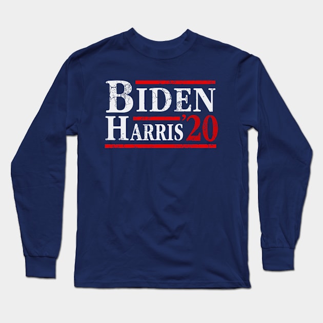 Vote Joe Biden Kamala Harris 2020 Election Democrat Anti Trump Long Sleeve T-Shirt by E